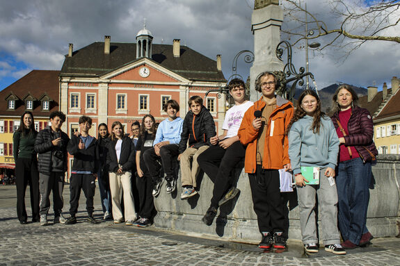 Les élèves participants au projet Imaje.